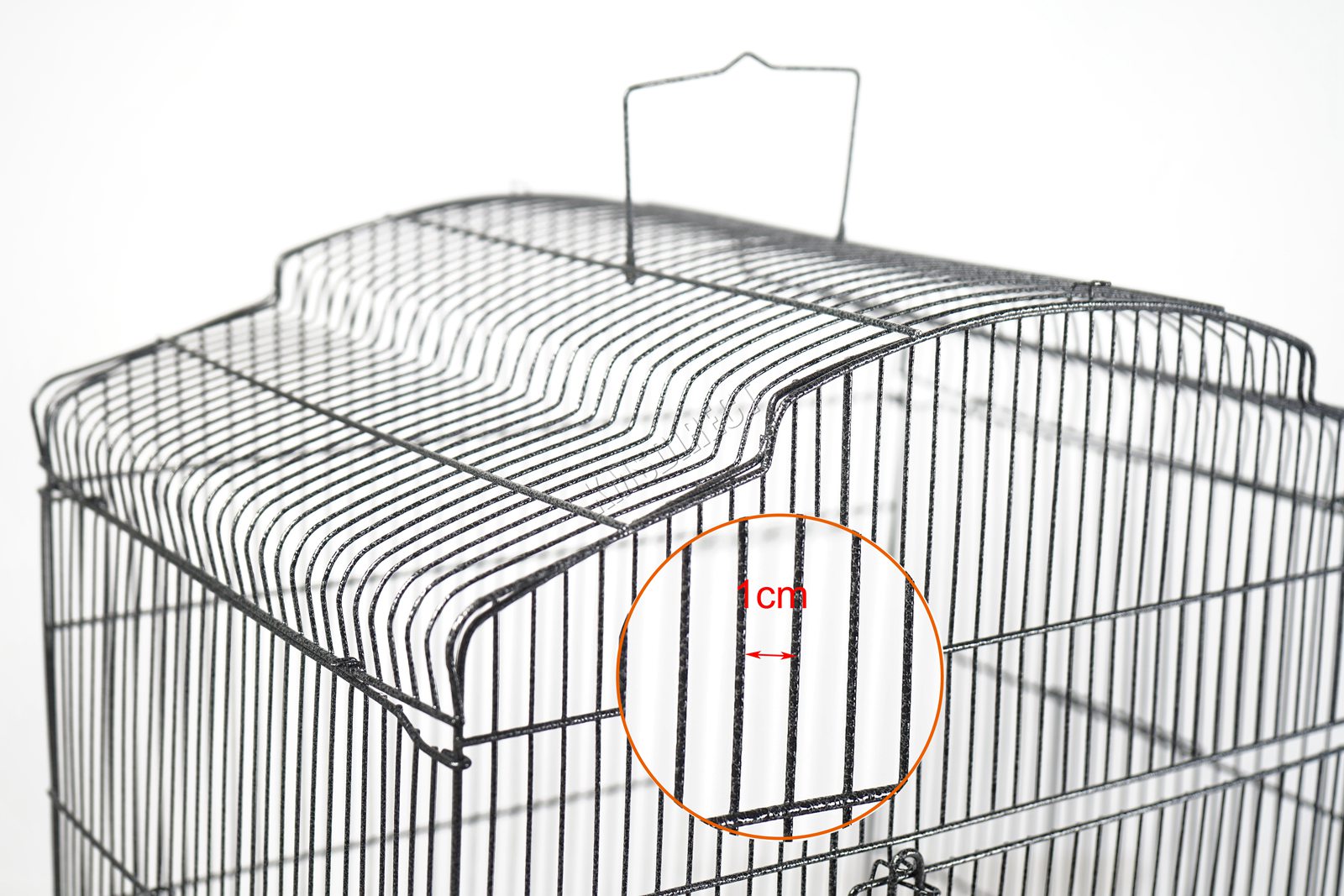Foxhunter Grande Metal Jaula con Soporte Pajarera Loro Periquito Canario Cacatua BIRD CAGE METAL MBC 05 HAMMERED SILVER KMSWM08 - Foxhunter Grande Metal Jaula con Soporte Pajarera Loro Periquito Canario Cacatua