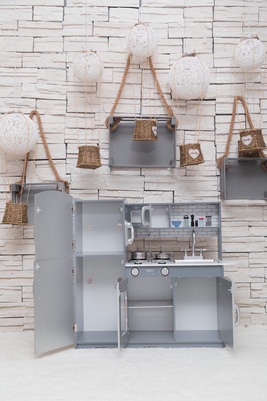 GALACTICA Juguete Juego de Rol Cocina Madera Fingir con Utensilio Juego de Cocina para Niños - Imagen 27 de 44