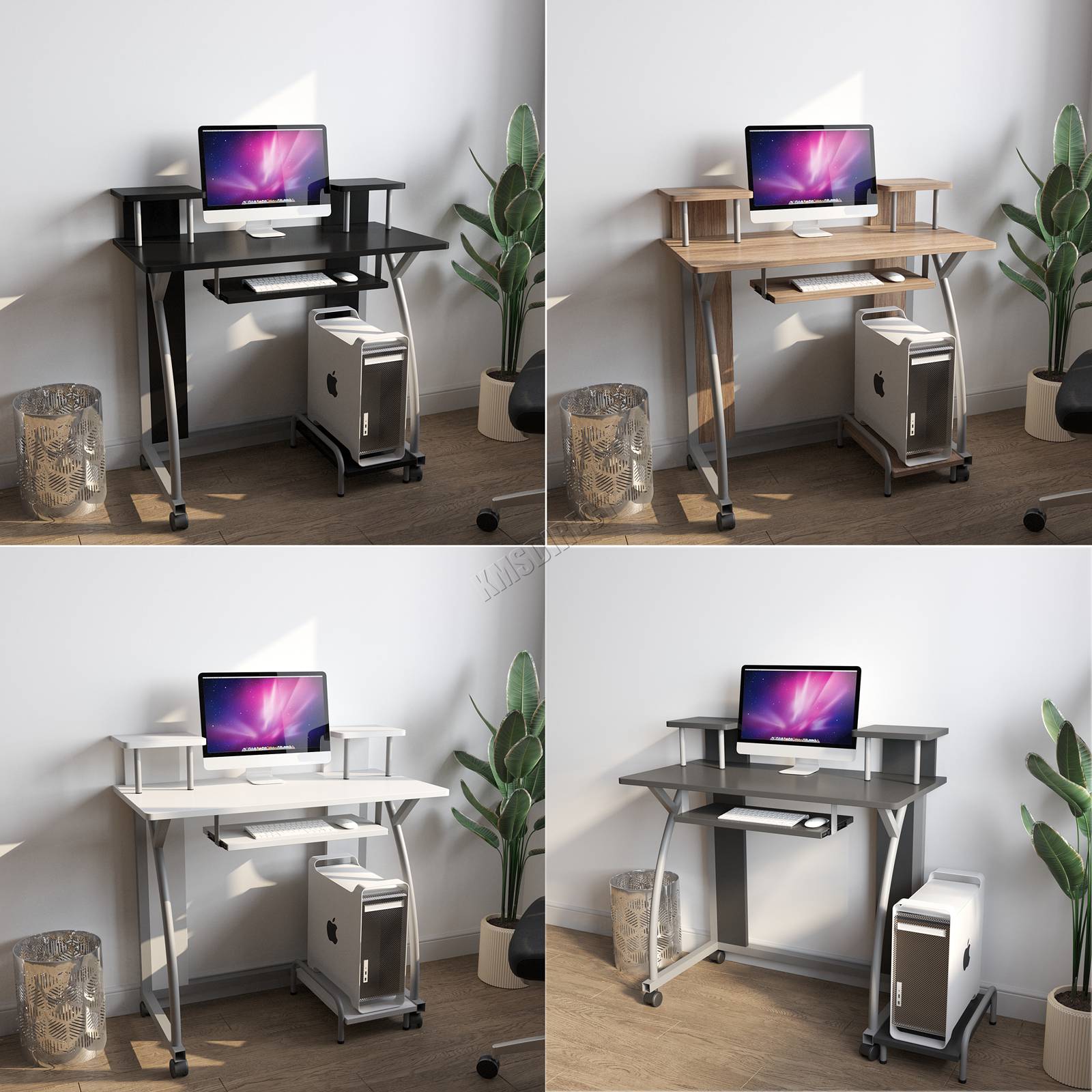 Westwood Ordinateur Mobile Bureau Bureau Etude Pc Portable Table Station De Travail Mdf Cd16 Ebay