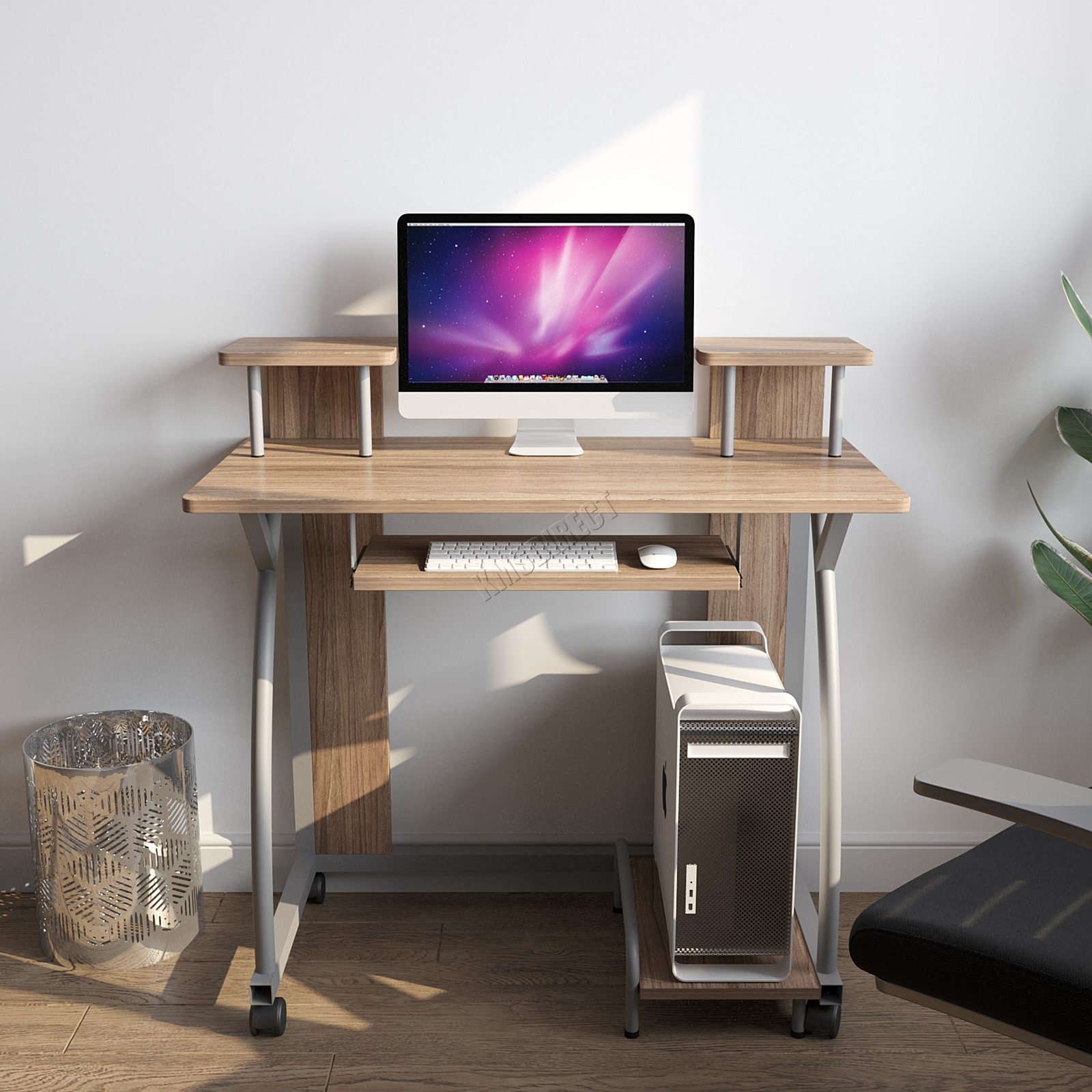 Westwood Mobile Computer Desk OFFICE Studie Laptop PC Tisch Workstation