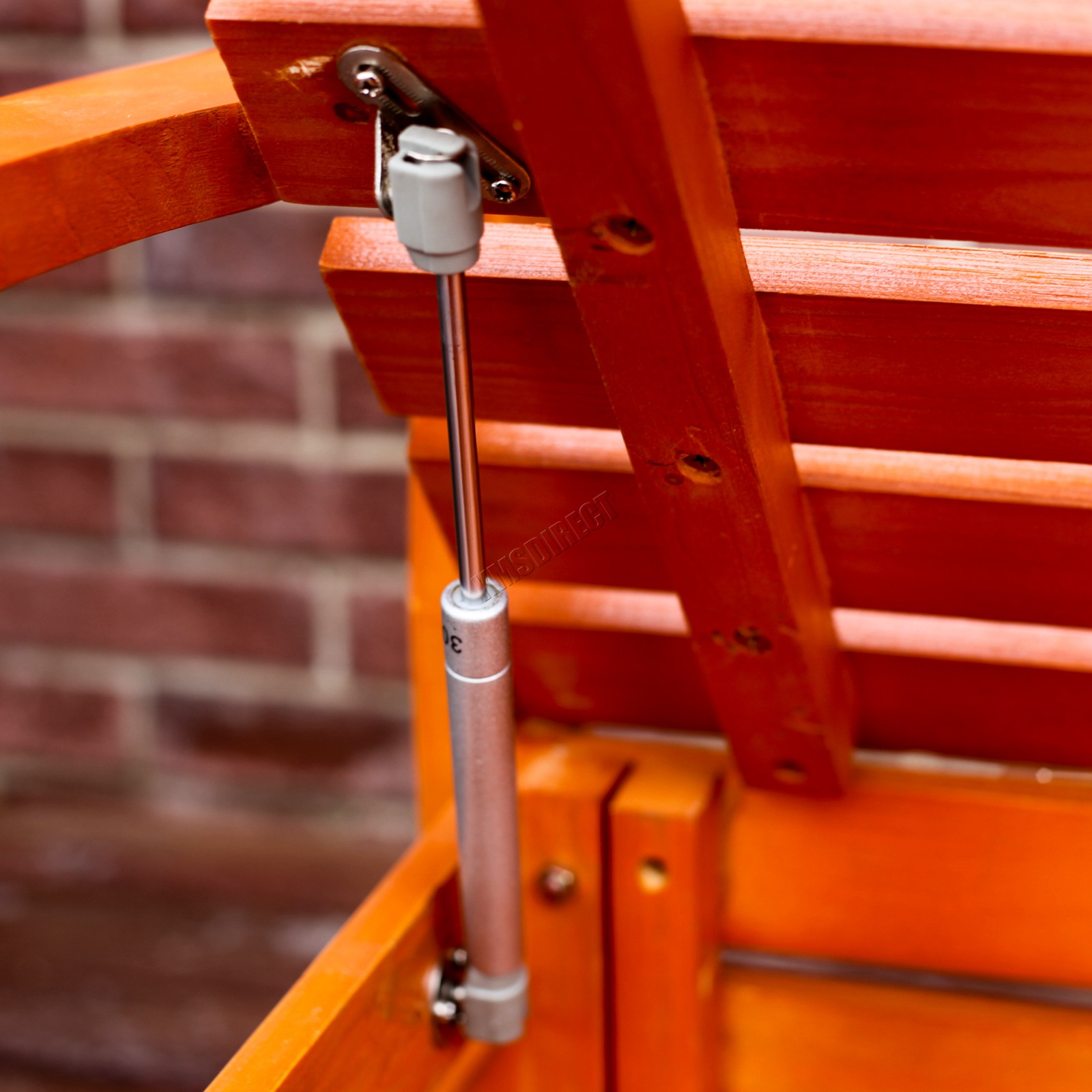 BIRCHTREE Garten Bank 2 Sitzer Aufbewahrung Box Stuhl Holz Terrasse