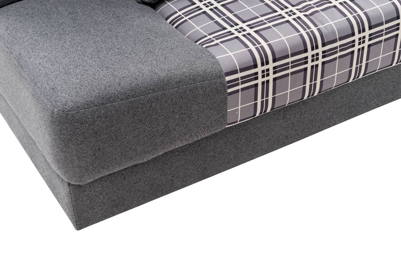 WestWood 3 Seater Click Clack Fabric Sofa Bed Recliner with Storage