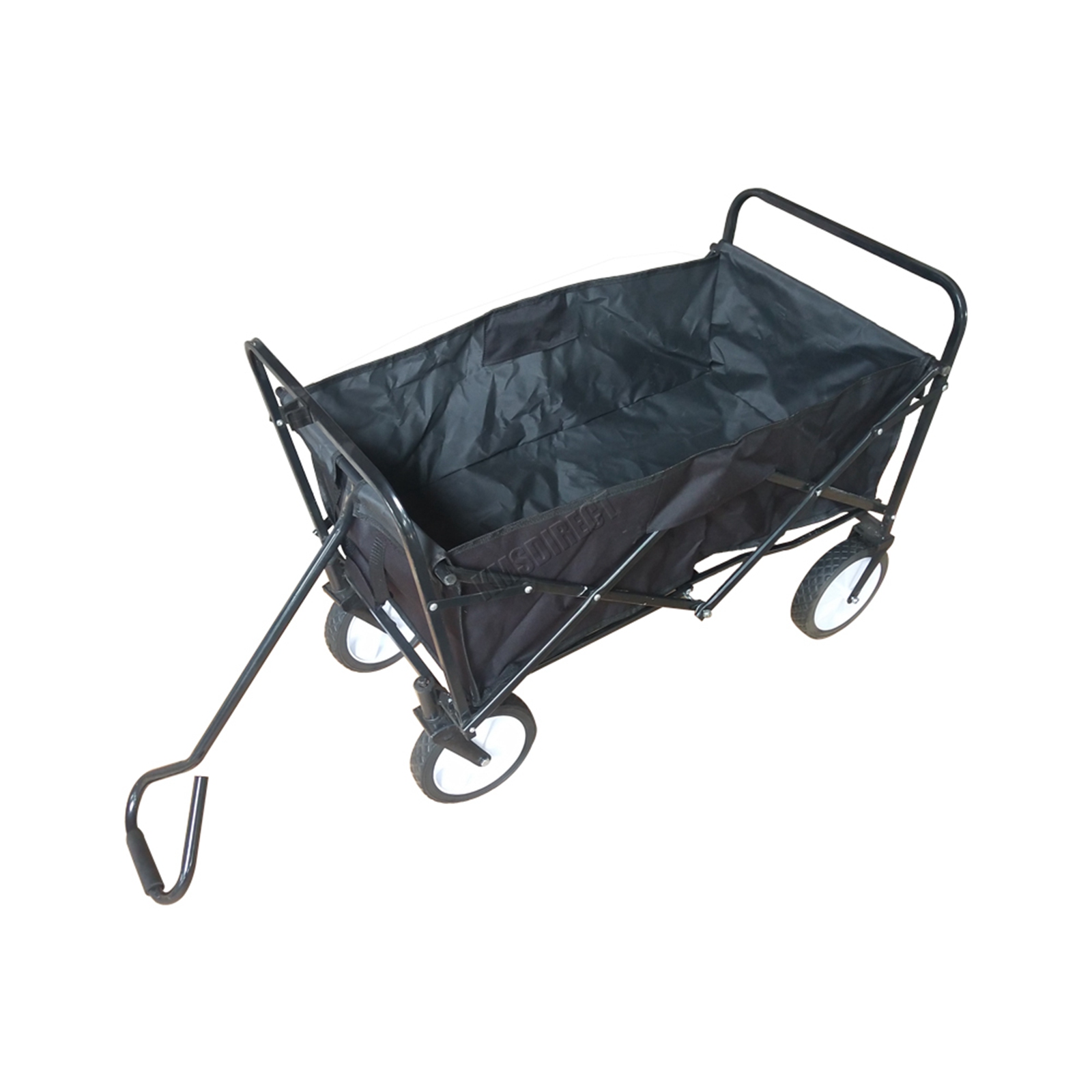 BIRCHTREE Foldable Garden Trolley Wheelbarrow Trailer Hand Cart Wagon