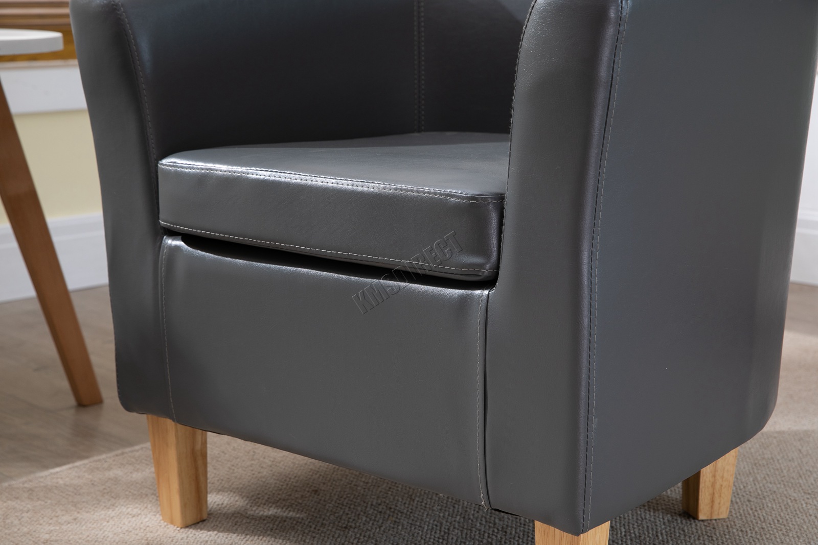 WestWood Faux Leather PU Tub Chair Armchair Dining Room Modern Office