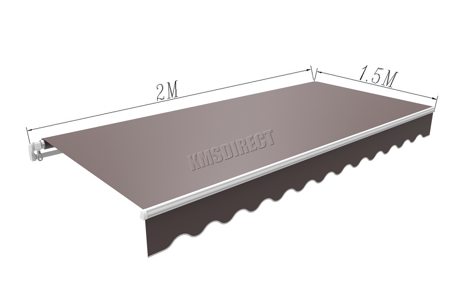 BIRCHTREE Retractable Awning Manual Aluminium Canopy Patio Sun Shade Shelter eBay