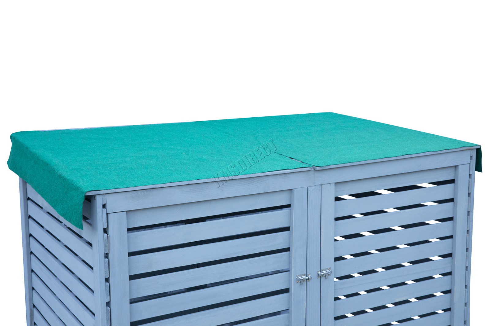 BIRCHTREE Wooden Recycling Wheelie Bin Store Cover Garden Storage