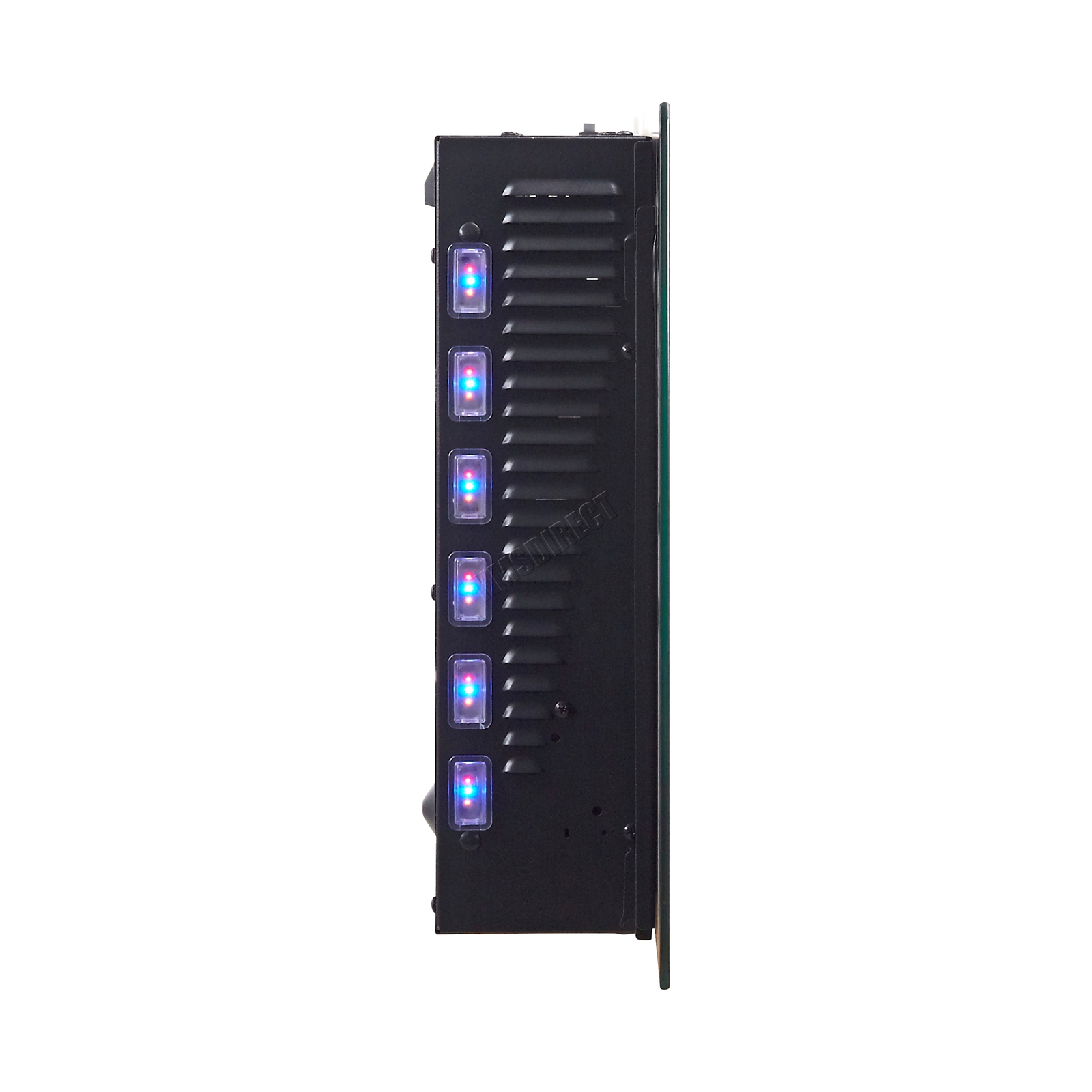 HEATSURE Wandmontage Elektrisch Kamin Glas Heizung Feuer Fernbedienung