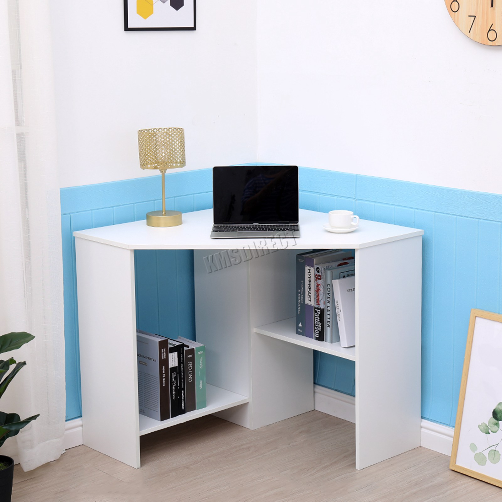 WestWood Ecke Computer Schreibtisch Holz Desktop Tisch Arbeitsplatz