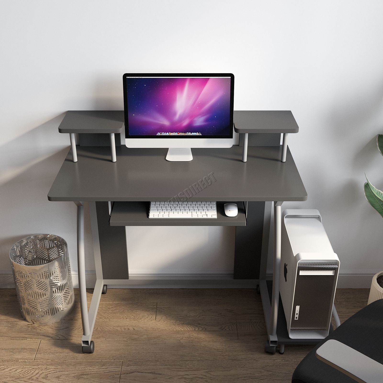 WestWood Mobile Computer Desk Office Study Laptop PC Table Workstation