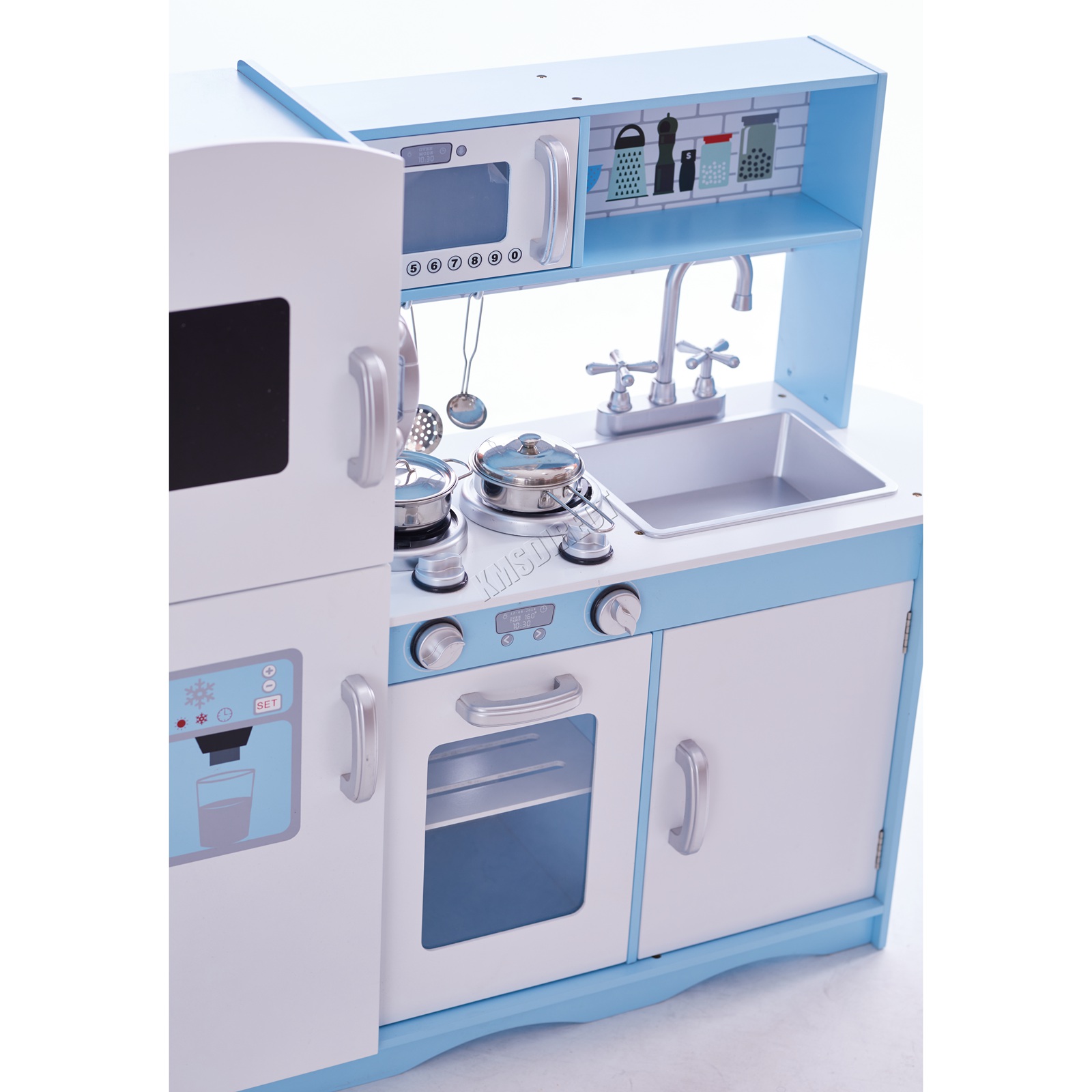 GALACTICA Juguete Juego de Rol Cocina Madera Fingir con Utensilio Juego de Cocina para Niños - Imagen 18 de 44