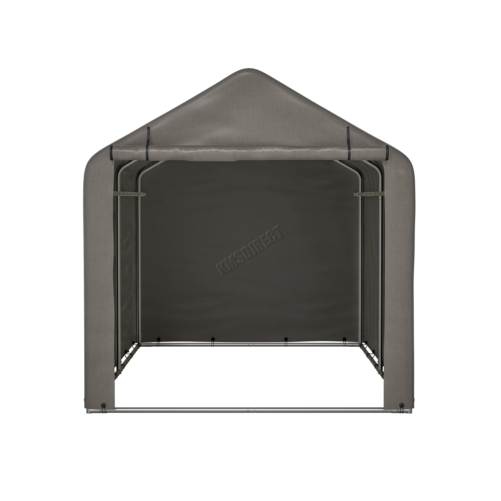 BIRCHTREE Storage Tent Bike Garden Shed Steel Frame PE Cover Waterproof S/L Grey - Picture 31 of 32