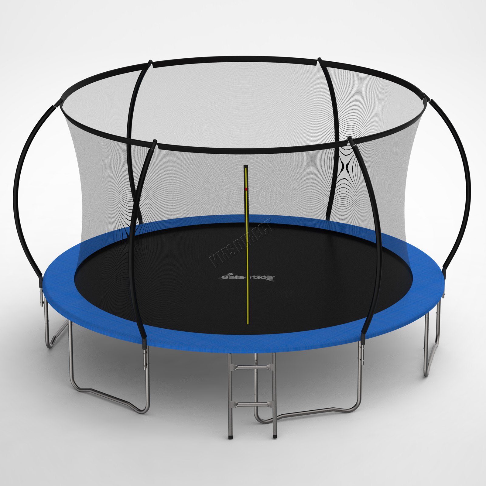GALACTICA Trampoline 6FT 8FT 10FT 12FT 14FT Kids Enclosure W/ Safety Net Ladder - Picture 49 of 57