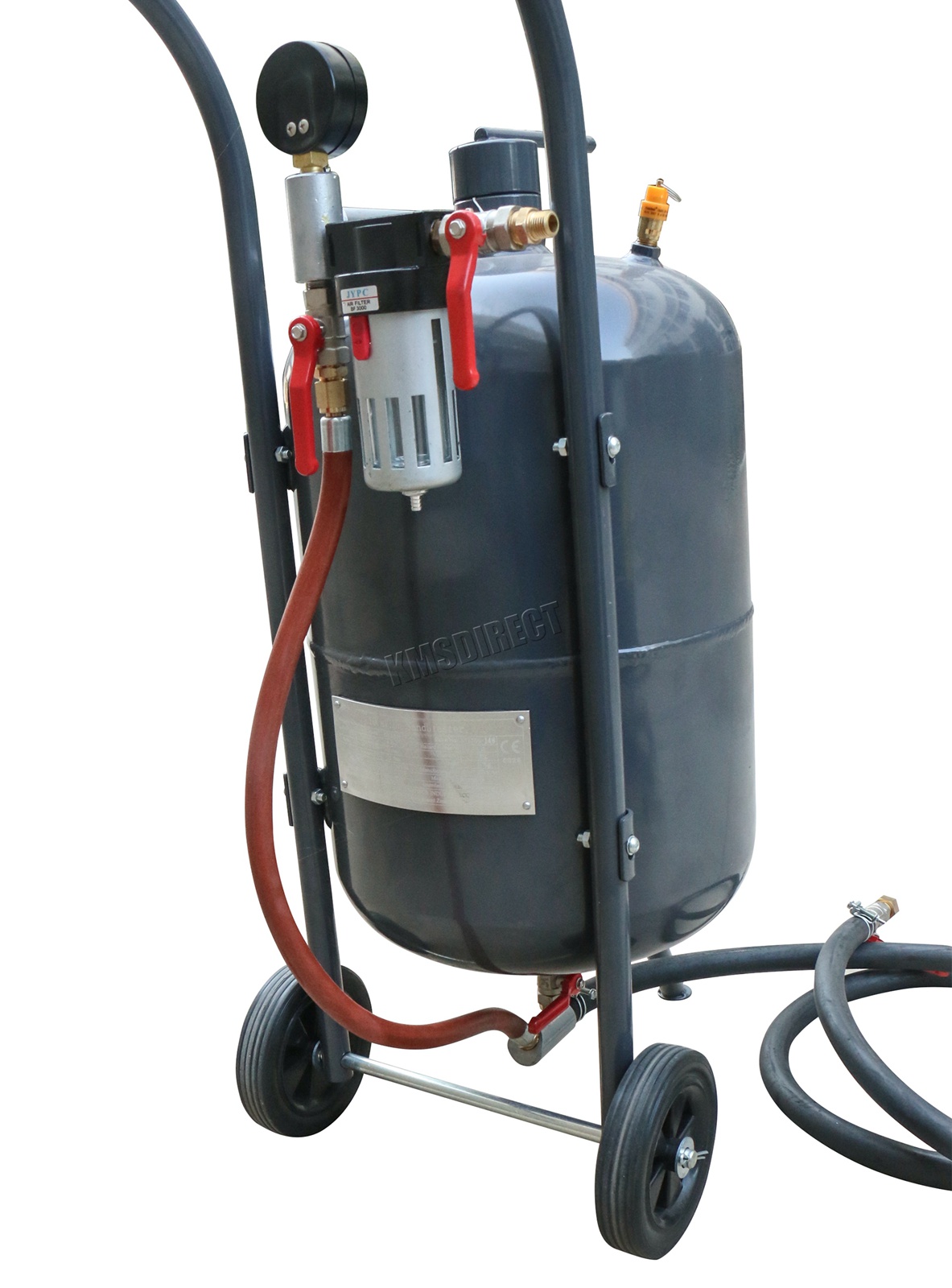 Switzer Portable Sand Blaster 38L 10 Gallon Mobile Sand Bead Blasting