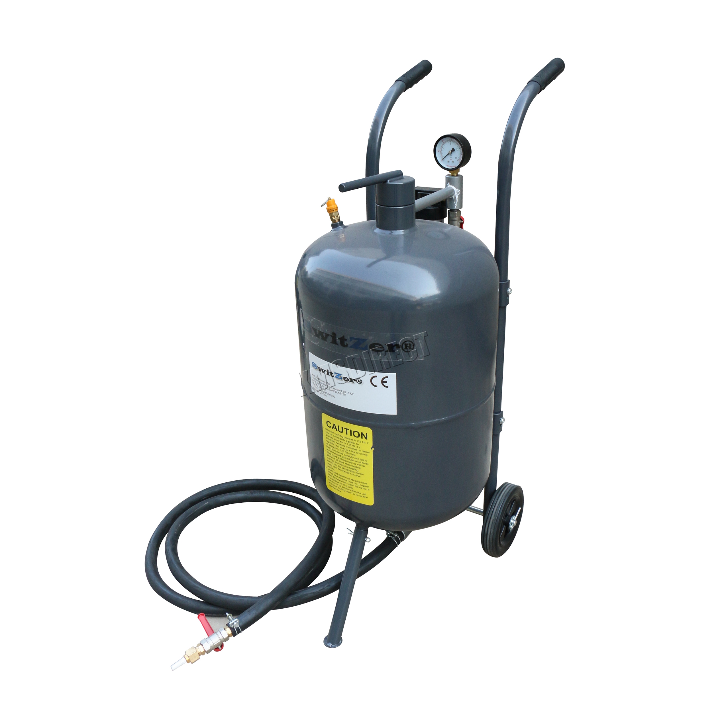 Switzer Portable Sand Blaster 38L 10 Gallon Mobile Sand Bead Blasting