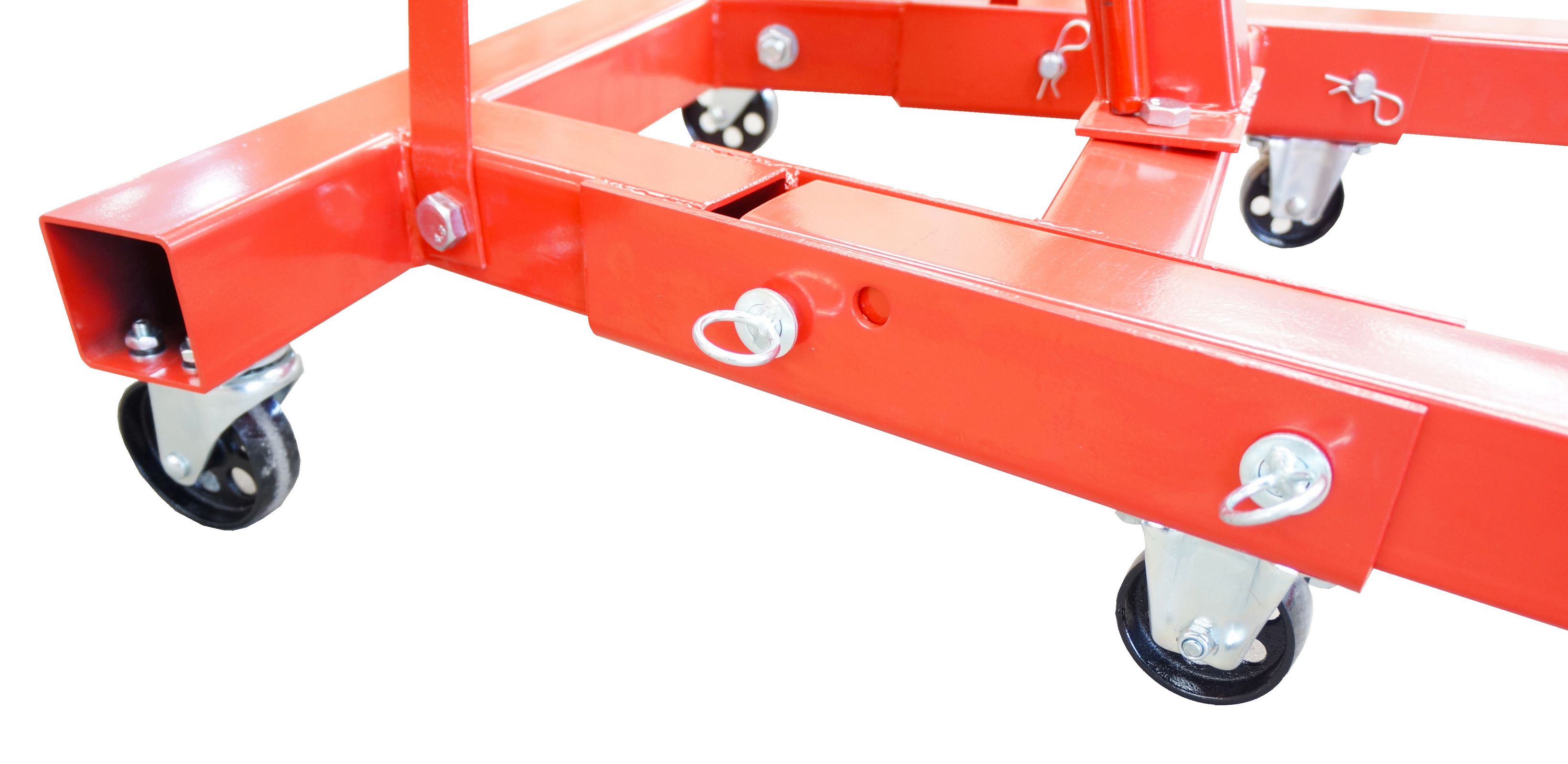 FoxHunter Red 2 Ton Hydraulic Folding Engine Crane Stand Hoist lift ...