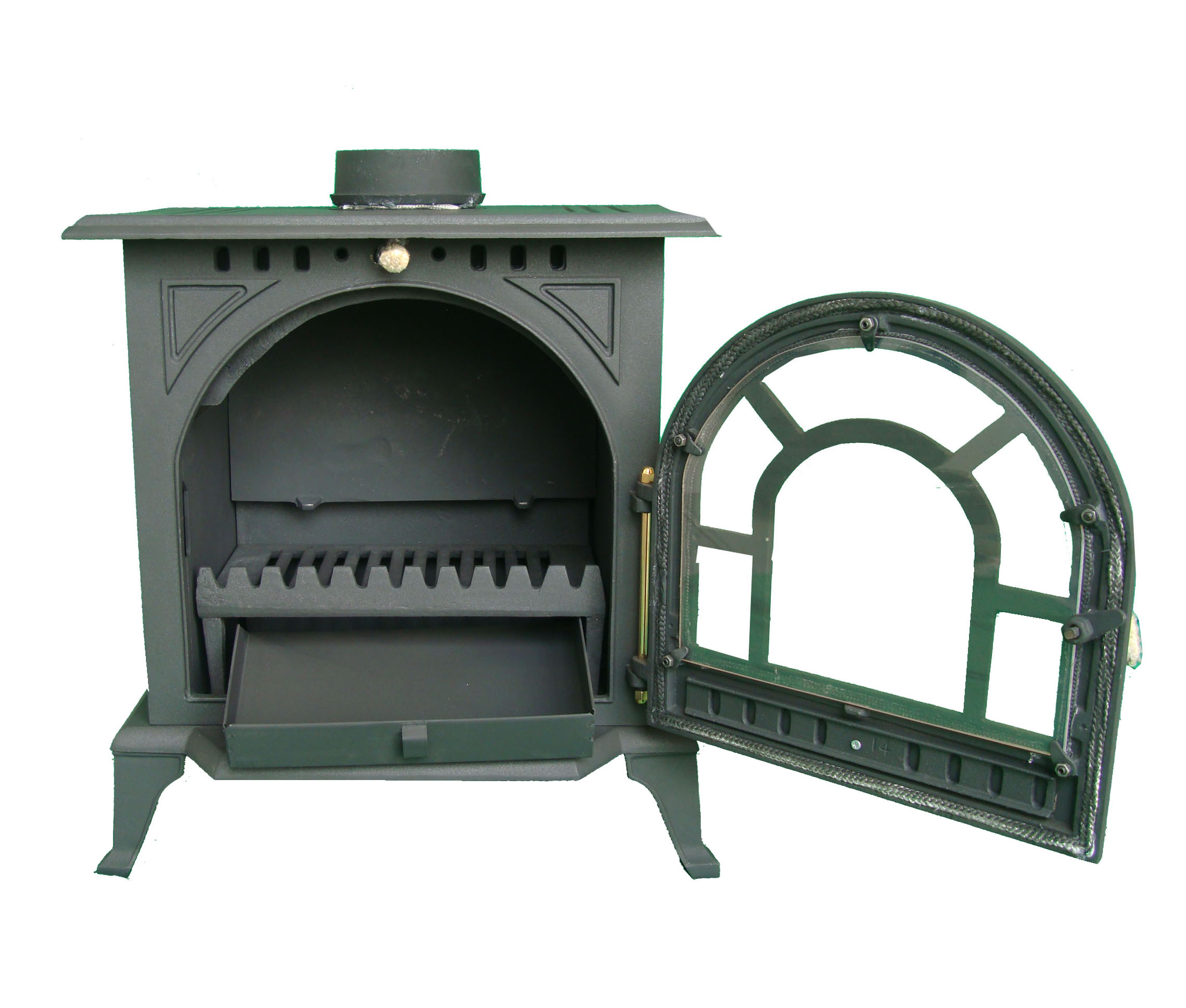 WoodBurner NEW Cast Iron Log Burner MultiFuel Wood Burning 9 kw Stove