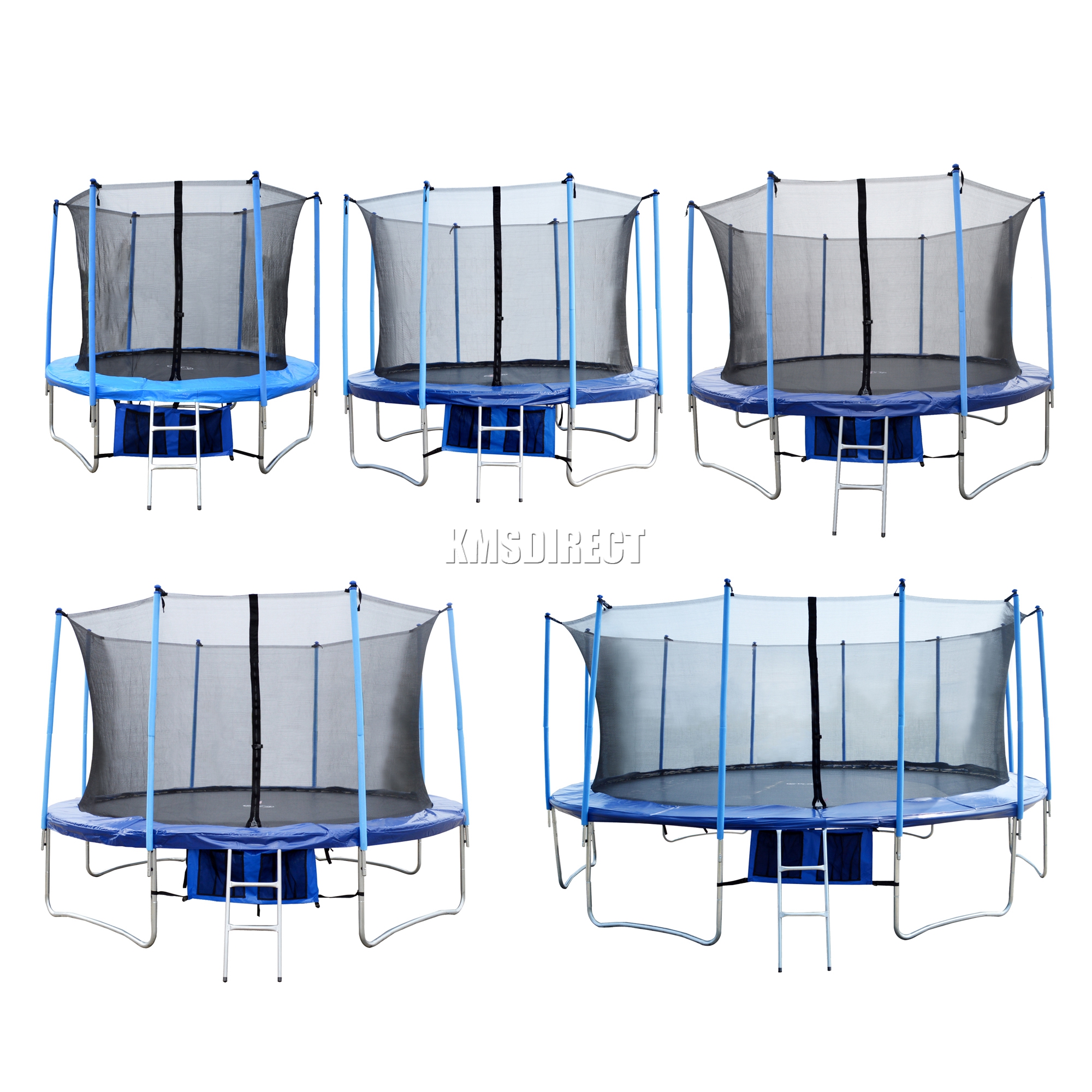 4.5FT 8FT 10FT 12FT 14FT 16FT Trampoline With Ladder Rain Cover