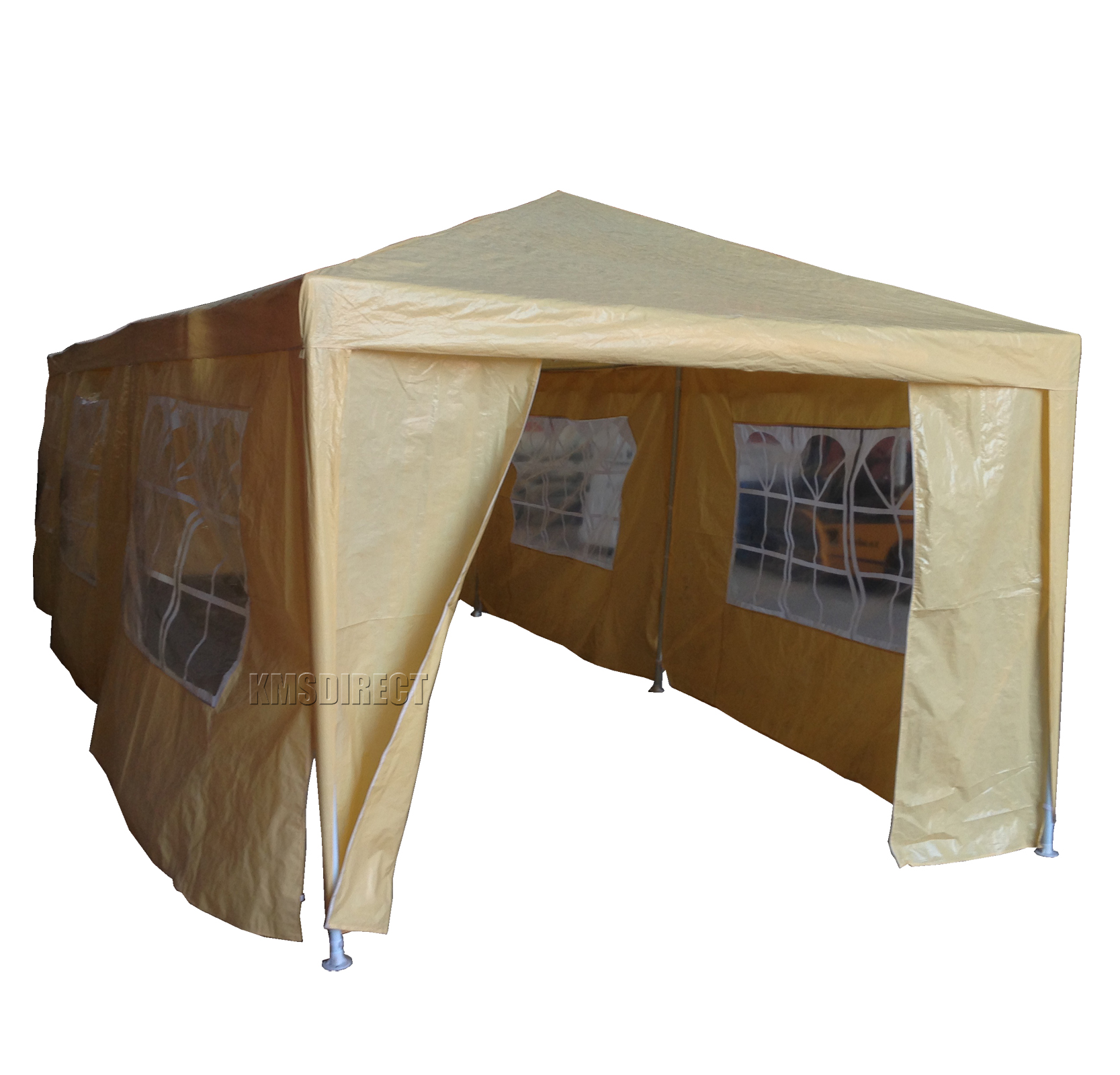 FoxHunter 3M x 3M 4M 6M 9M PE Gazebo Waterproof Garden Marquee Canopy ...