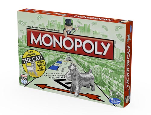 MONOPOLY UK CLASSIC BOARD GAME x8 TOKENS WITH NEW CAT! HASBRO 00009 ...