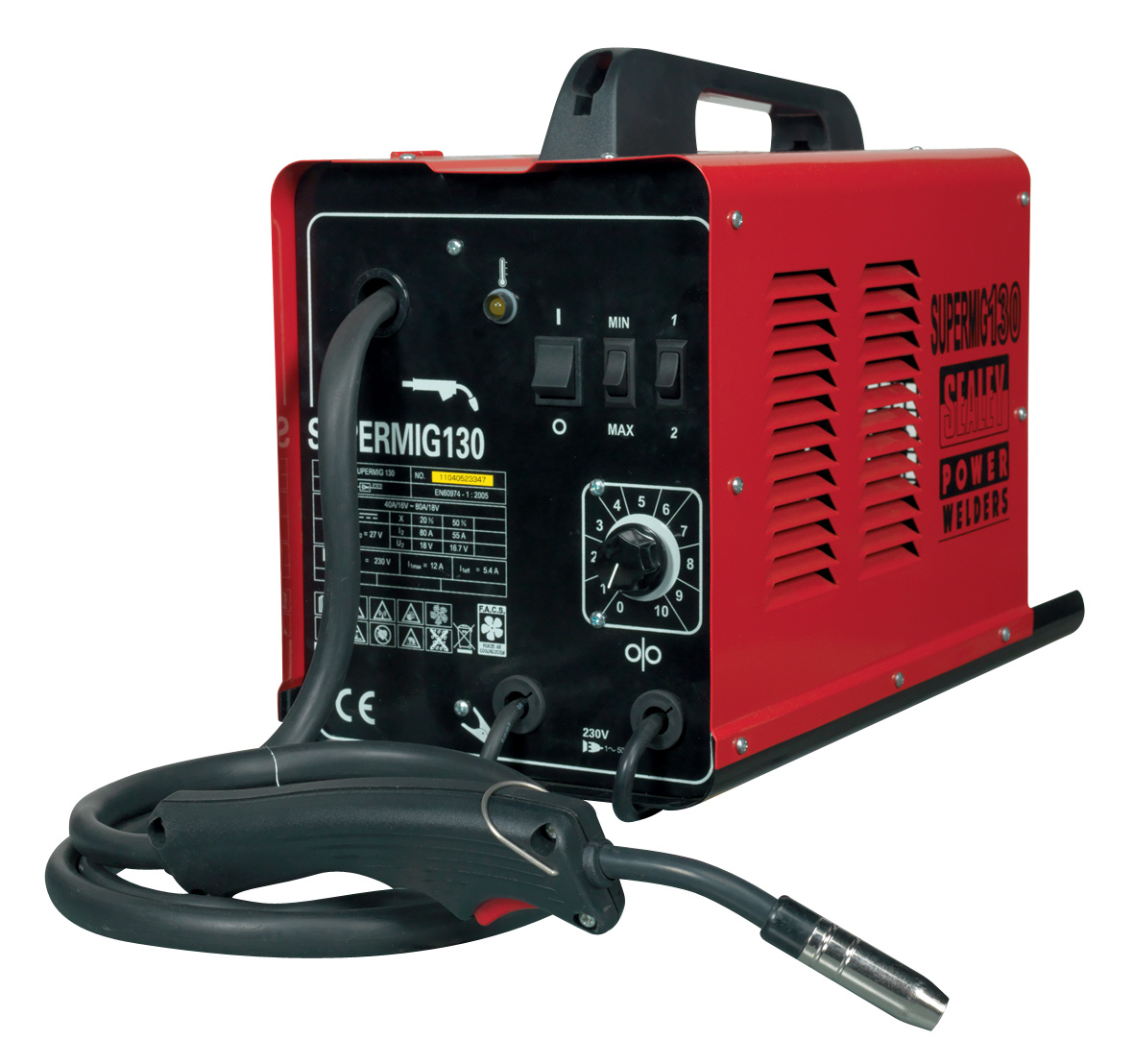 SUPERMIG130 SEALEY MINI MIG WELDER 130AMP 230V BRAND NEW SEALEY TOOL ...