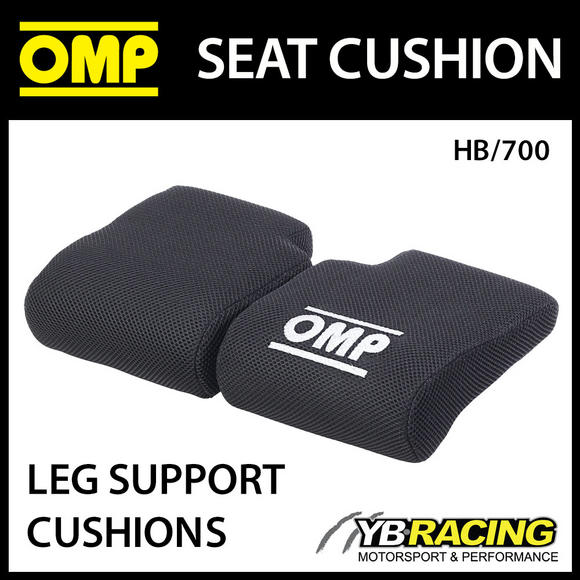 HB/700 OMP RACING 2-PIECE FLAT LEG SUPPORT CUSHION FOR RACE & RALLY BUCKET SEATS