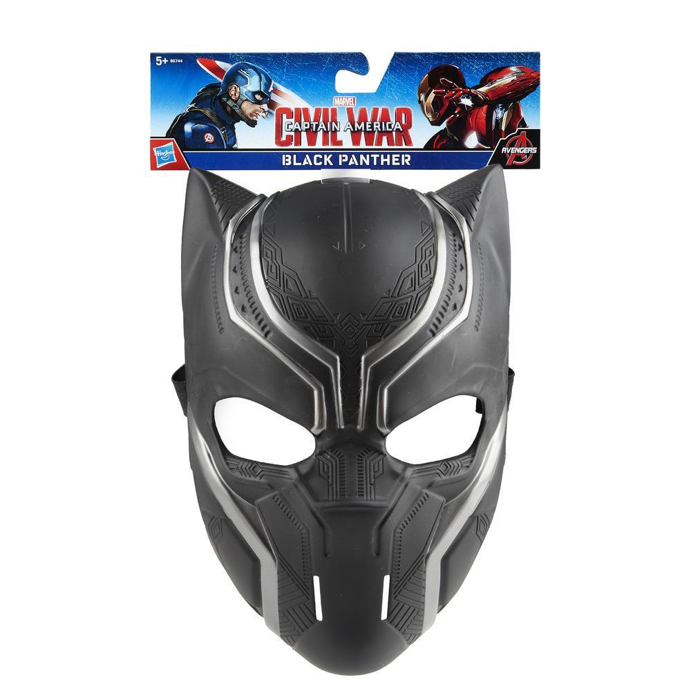 Black Panther Super Hero Mask Marvel Avengers Captain America Boys Role ...