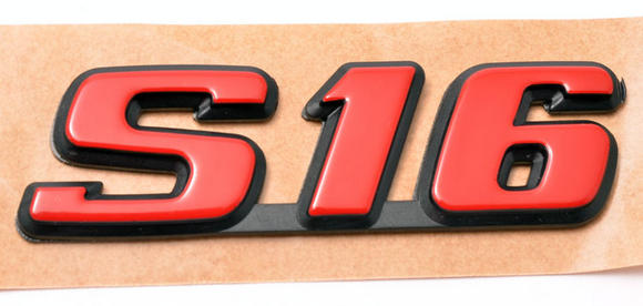 DISCONTINUED Peugeot 106 S16 Body Badge Decal Red (GTi 16v) - New Genuine Peugeot Part Thumbnail 3