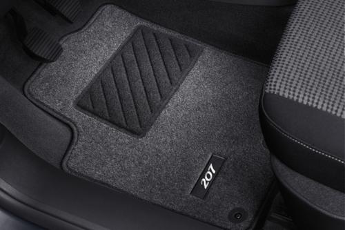 PEUGEOT 207 CARPET MATS GREY [Hatch, SW models] GT GTI RC THP TURBO GENUINE PART