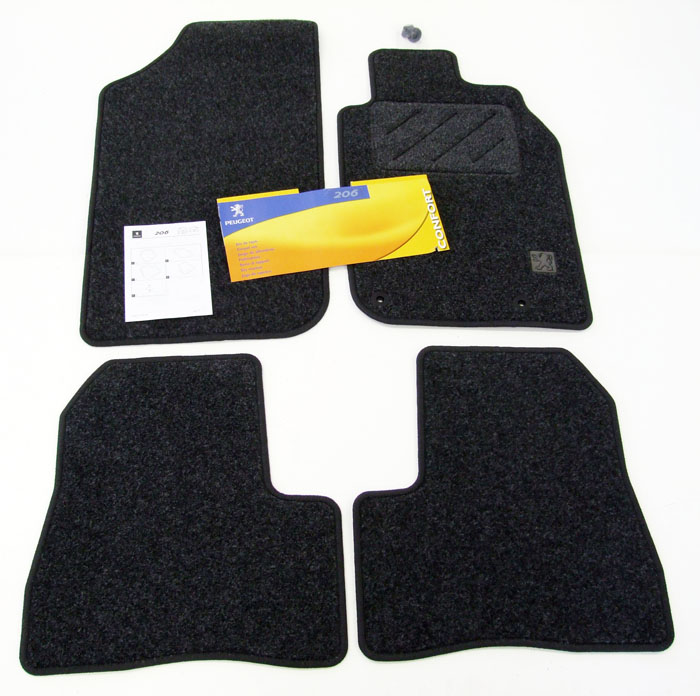 PEUGEOT 206 CARPET MATS [Fits all 206 models] GTI HDI XSI GENUINE PEUGEOT PART!