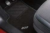 PEUGEOT 207 CARPET MATS MISTRAL GREY [Hatch & SW models] GT GTI RC THP TURBO