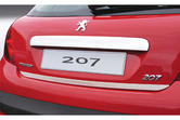 PEUGEOT 207 CHROME TAILGATE LIP TRIM [Fits all RESTYLED 207 models]  NEW!