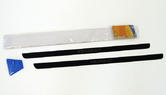 PEUGEOT 308 DOOR SILL PROTECTORS CARBON EFFECT [3 door] 1.4 1.6 TURBO HDI