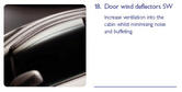 PEUGEOT 307 DOOR WINDOW DEFLECTORS [5dr hatchback, estate] 1.6 2.0 XSI HDI NEW!