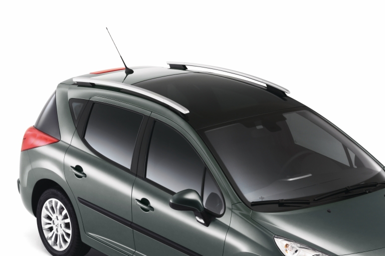 PEUGEOT 207 LONGITUDINAL BARS [For SW models with Cielo Glass roof]  NEW!