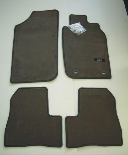 PEUGEOT 206 LUXURY CARPET MATS GREY [3/5 door hatch & SW up to Sept 2006] Thumbnail 1