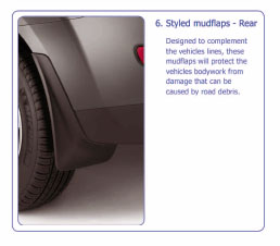 PEUGEOT 4007 MUD FLAPS [Fits all 4007 models] 2.2 HDI GENUINE PEUGEOT ACCESSORY!
