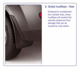 PEUGEOT 4007 MUD FLAPS [Fits all 4007 models] 2.2 HDI GENUINE PEUGEOT ACCESSORY!