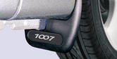 PEUGEOT 1007 MUD FLAPS with 1007 BADGES [Fits all 1007 models] 1.4 1.6 & HDI