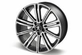 PEUGEOT RCZ ORIGINAL 18" ALLOY WHEEL DARK GREY [Fits all RCZ models]
