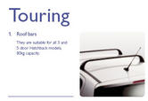 PEUGEOT 307 ROOF BARS [3dr & 5dr hatchback] 1.6 2.0 XSI HDI GENUINE PEUGEOT
