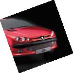 PEUGEOT 206 GRILLE for NON SPORTS BUMPERS [Fits all 206 models] GTI HDI XSI