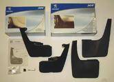 PEUGEOT 206 STYLED MUD FLAP SET [Hatchback models with non sports bumpers]  NEW!
