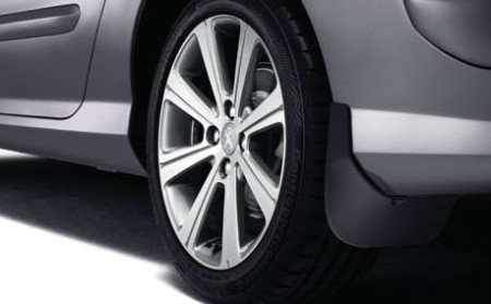 PEUGEOT 308 STYLED MUD FLAPS UNPAINTED [CC] COUPE-CABRIOLET GENUINE PEUGEOT