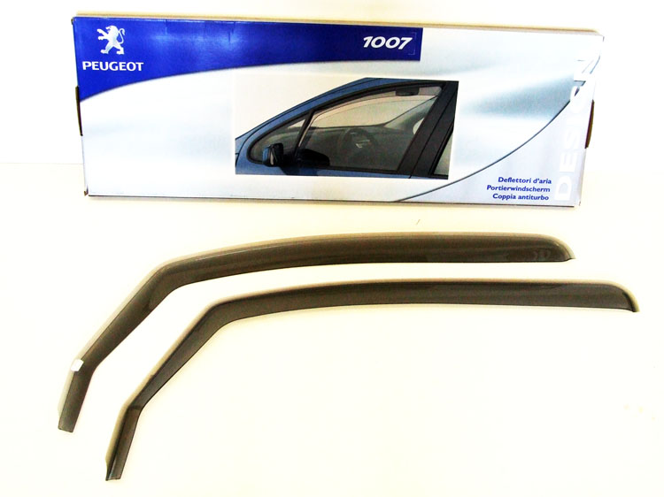 PEUGEOT 1007 WIND DEFLECTORS [Fits all 1007 models] 1.4 1.6 & HDI GENUINE PARTS