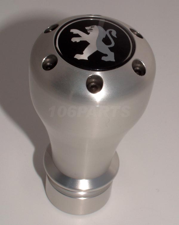 PEUGEOT 307 ALLOY GEAR KNOB WITH PEUGEOT LOGO [CC & estate] SPORTS WAGON NEW!