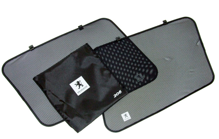 PEUGEOT 206 REAR SIDE WINDOW SUN BLINDS [SW] SPORTS WAGON GENUINE PEUGEOT PART!