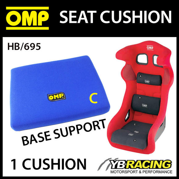 HB/695 OMP RACING BUCKET SEAT CUSHION (REMOVABLE) IMPROVE COMFORT & SUPPORT