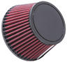 RU-5146 K&N KN UNIVERSAL RUBBER FILTER [72MM FLG ID, 132MM BOD X 95.5MM TOD, 95MM H]
