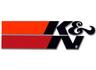 K&N AIR FILTER HIGH TEMP DECAL STICKER BLACK 107x31mm BLACK NEW GENUINE