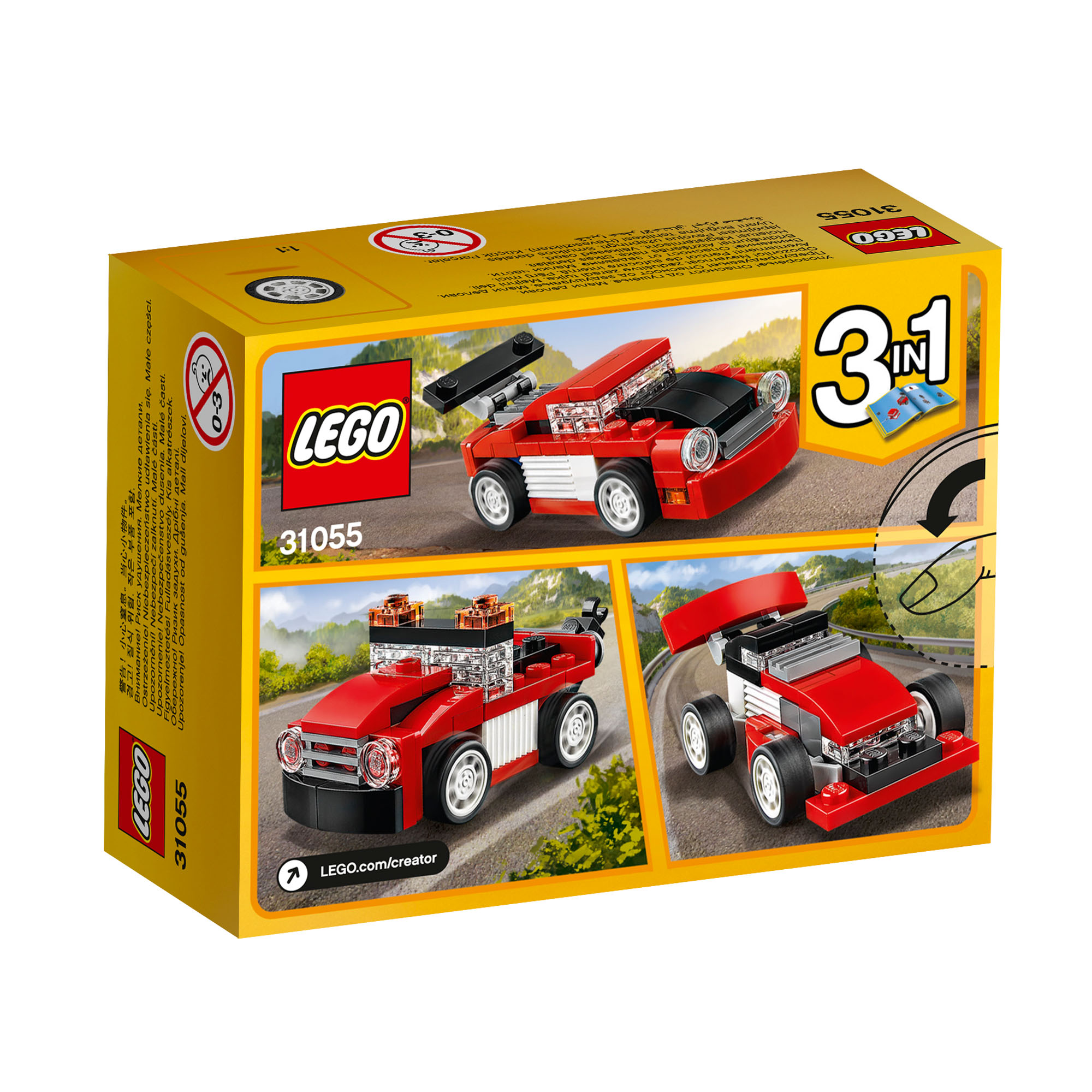 31055 Lego Creator Red Racer Sports Car 72 Pieces Age 6-12 New Release ...